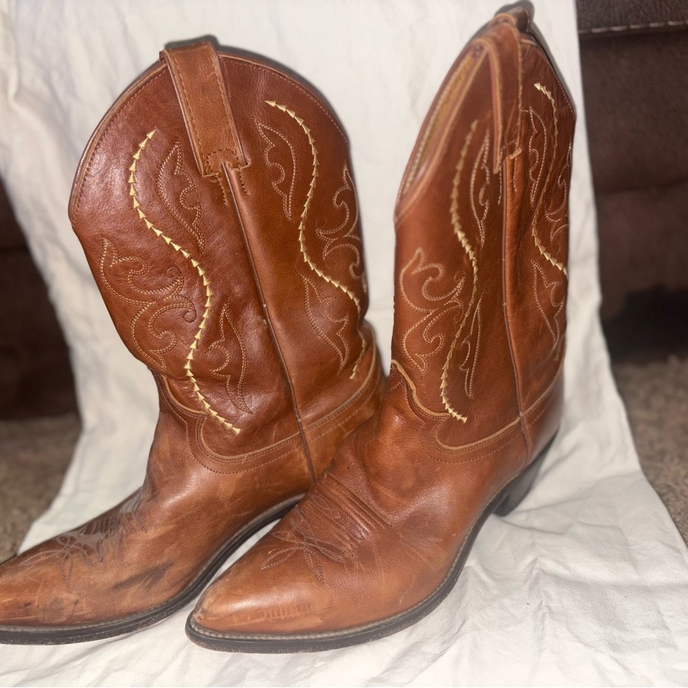 Brown Western Cowboy Boots